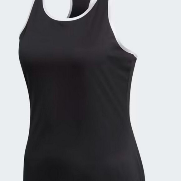 Women's Adidas Club Tank Black & White DUO952 Large L - Picture 12 of 12